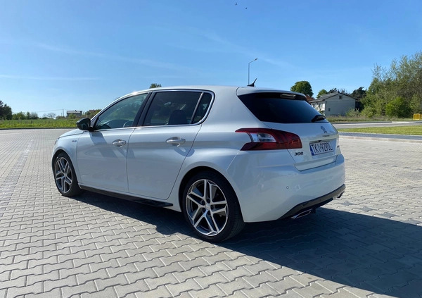 Peugeot 308 cena 49500 przebieg: 196000, rok produkcji 2014 z Kielce małe 191